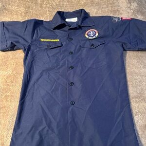 Boy Scouts of America Blue Uniform Shirt